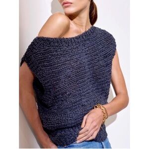 Brochu Walker The Cei Sueded Ribbon Top Admiral XS